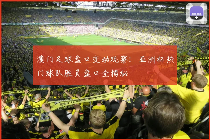 澳门足球盘口变动观察:亚洲杯热门球队胜负盘口全揭秘